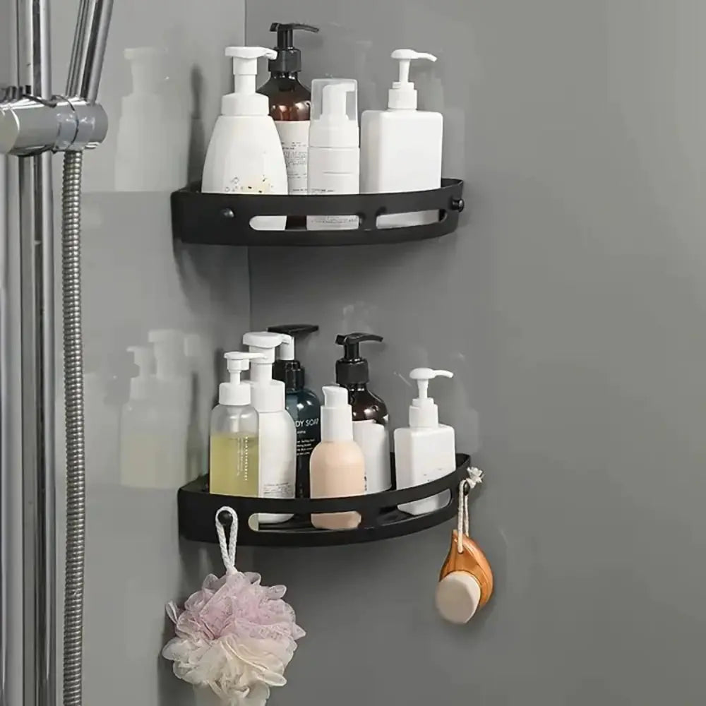 2-Tier Space-Saving Corner Shower Caddy Organizer